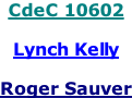CdeC 10602  Lynch Kelly  Roger Sauver